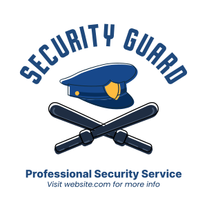 Security Hat and Baton Instagram post Image Preview