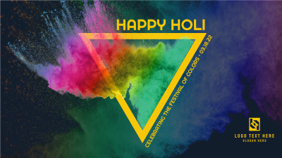 Holi Color Explosion Zoom Background Image Preview