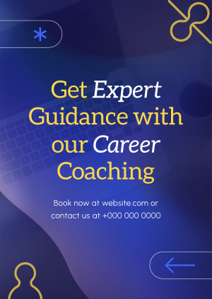 Modern Career Coaching Poster Image Preview