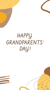 Grandparent's Day Abstract Facebook Story Design