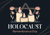 Holocaust Memorial Postcard Design