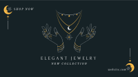 Elegant Jewelry Facebook Event Cover Design