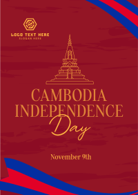Rise Cambodian Flag Flyer Image Preview