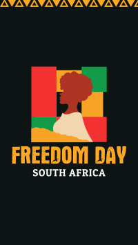 Freedom Africa Celebration Instagram Story Design