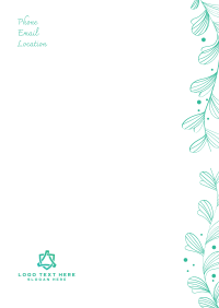 Side Bloom Letterhead Image Preview