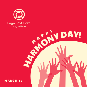 Harmony Day Hands Instagram post