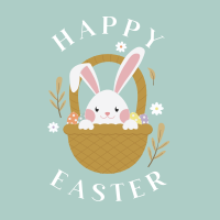 Easter Bunny Linkedin Post Design