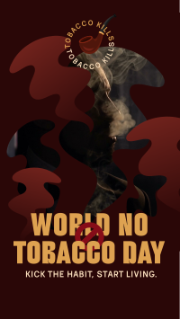 Quit Tobacco Facebook Story Design