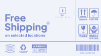 Shipping Label Facebook event cover Image Preview
