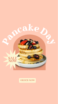 Pancake Day Facebook story Image Preview