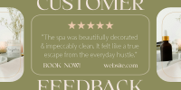 Spa Customer Feedback Twitter post Image Preview
