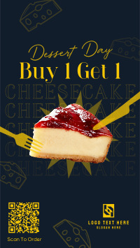 Cheesy Cheesecake Instagram story Image Preview