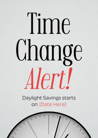 Classic Daylight Savings Poster Preview