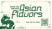 Traditional Asian Food Animation Preview