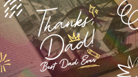 Best Dad Doodle Facebook Event Cover Design