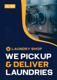 Laundry Delivery Flyer Preview