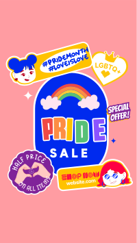 Proud Rainbow Sale Instagram story Image Preview