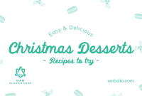 Cute Homemade Christmas Pastries Pinterest Cover Design