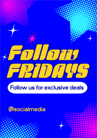 Follow Us Friday Flyer Image Preview