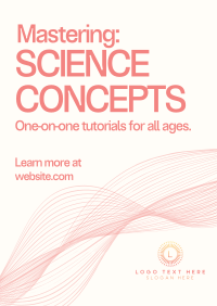 Science Mastery Tutorial Poster Design