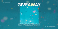 Giveaway Confetti Twitter post Image Preview
