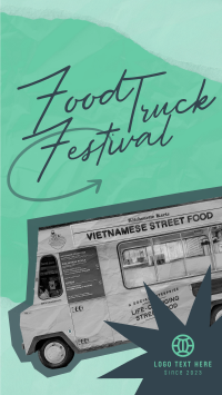Food Truck Festival Facebook Story Design