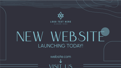 Simple Website Launch Facebook event cover Image Preview