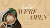 Open Coffee Shop Cafe Facebook Event Cover Image Preview