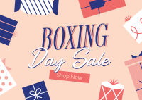 Boxing Sale Postcard Design