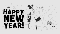 Happy New Year Facebook Event Cover Design