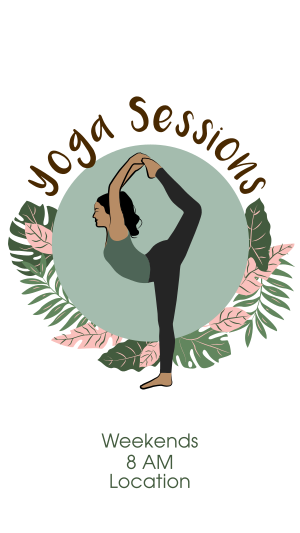 Yoga Sessions Facebook story Image Preview