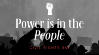Strong Civil Rights Day Quote Video Image Preview