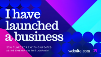 Geometric Gradient Business Opening Facebook event cover Image Preview