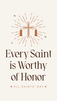 Honor Thy Saints TikTok video Image Preview