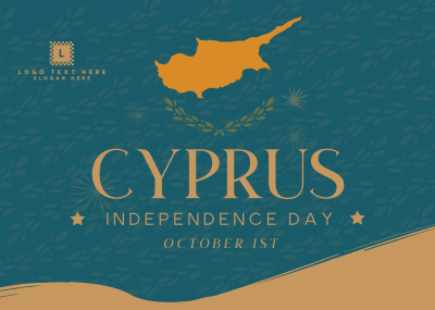 Cyrpus Independence Postcard Image Preview