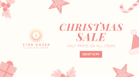 Cute Christmas Sale Facebook Event Cover Image Preview