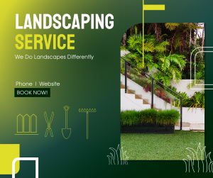 Landscaping Service Facebook post