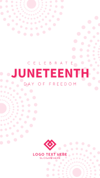 Happiest Juneteenth Facebook story Image Preview