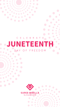 Happiest Juneteenth Facebook Story Image Preview