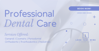 Professional Dental Care Services Facebook Ad Design