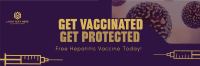 Simple Hepatitis Vaccine Awareness Twitter Header Preview