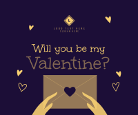 Romantic Valentine Facebook Post Design