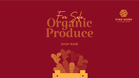 Organic Produce For Sale Facebook Event Cover Image Preview