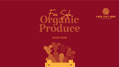 Organic Produce For Sale Facebook event cover Image Preview