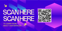 Modern Corporate QR Code Twitter Post Image Preview