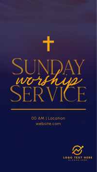 Blessed Sunday Service YouTube short Image Preview