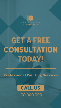 Painting Service Consultation Instagram story Image Preview