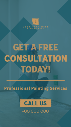 Painting Service Consultation Instagram story Image Preview