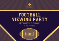 Football Viewing Party Postcard Image Preview