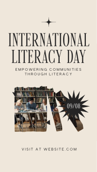 International Literacy Day Instagram Reel Image Preview